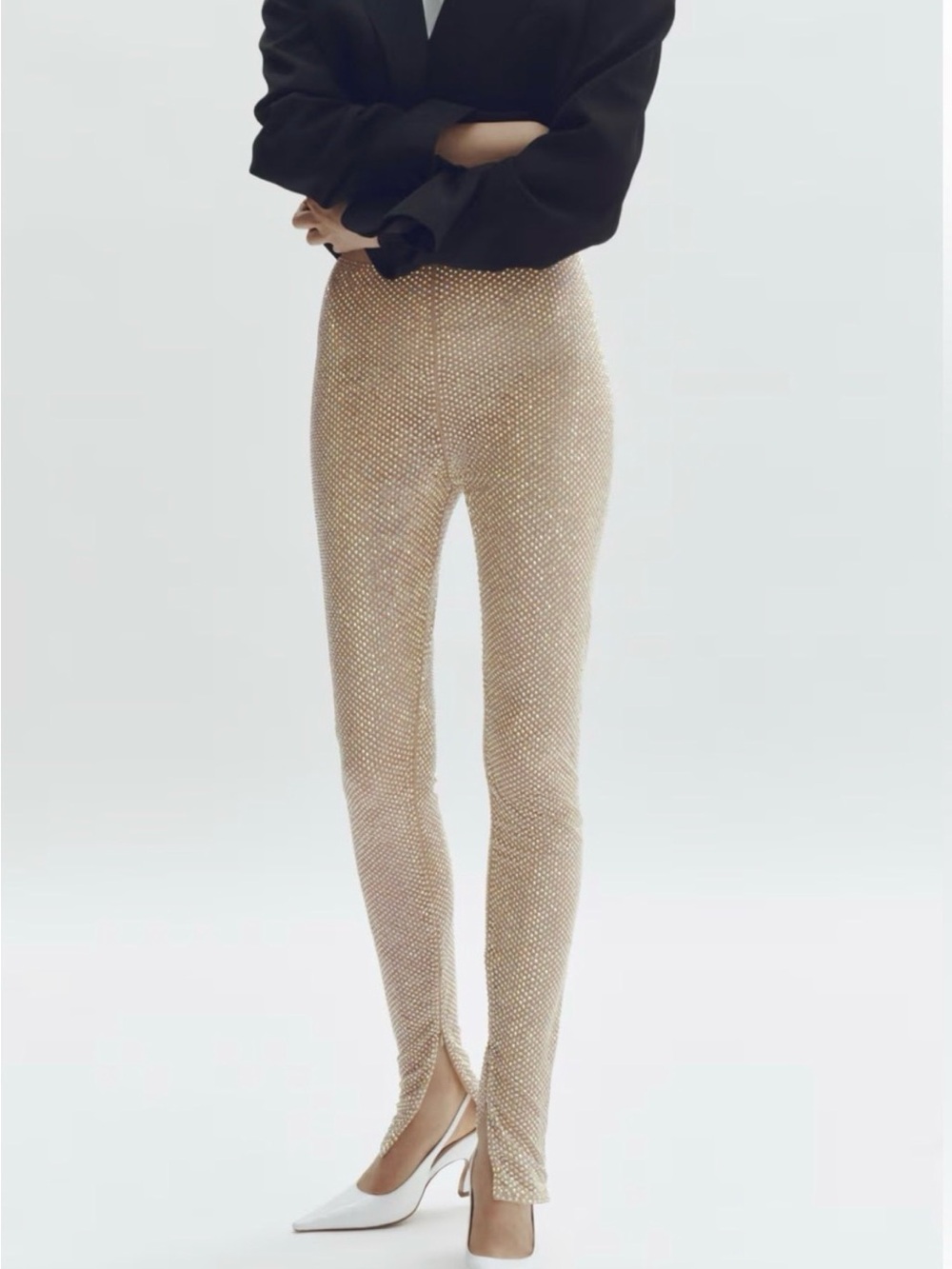 Stella McCartney x H&M — Embellished Lace Leggings NWT